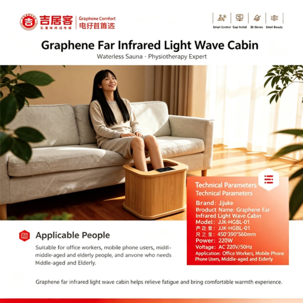 Home living setting Graphene Far-Infrared Light Wave Cabin