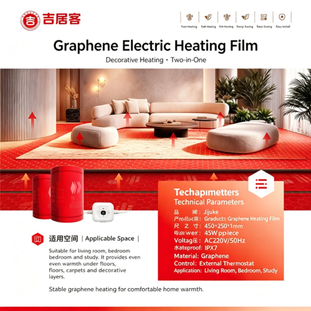 Home renovation setting Graphene electric heating film
