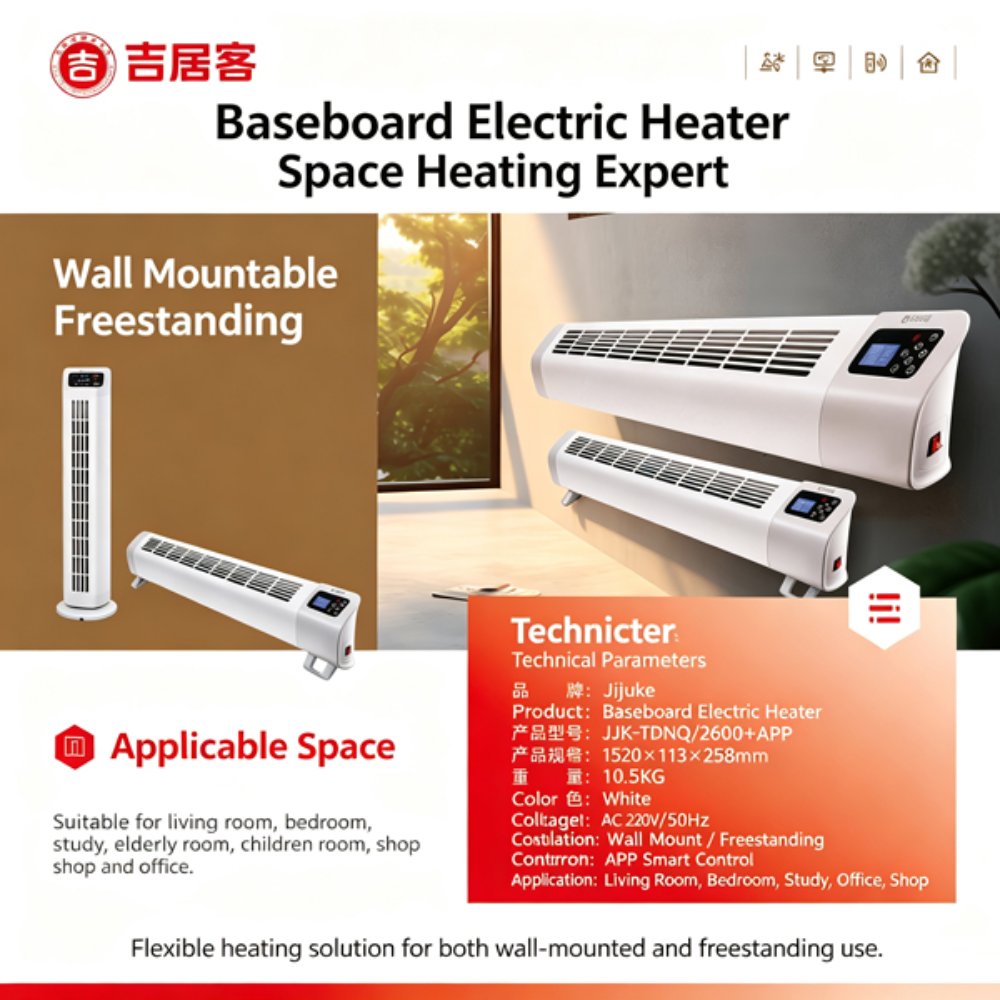 Home renovation setting Baseboard electric heater