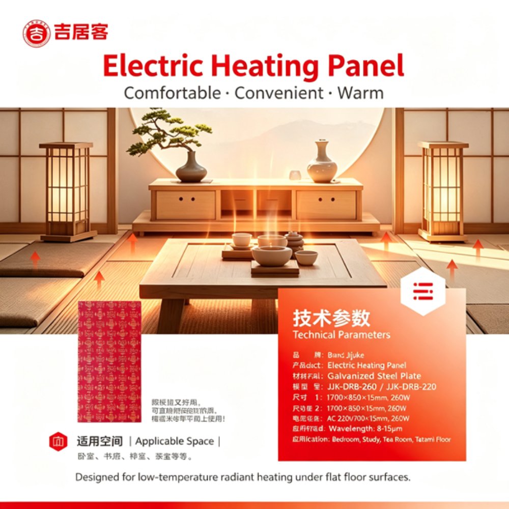 Home renovation setting Electric heating plate