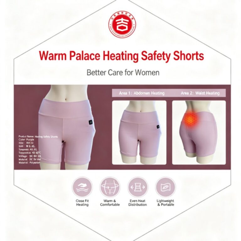 Personal warmth "Womb-Warming Secret" Self-Heating Safety Shorts